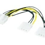 Goobay 2x 4pin - 8pin PCI Express