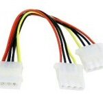 Goobay Strömkabel 2 x 5.25 (molex)