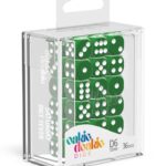 Oakie Doakie Dice D6 Dice 12 mm Solid - Green (36)