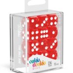 Oakie Doakie Dice D6 Dice 16 mm Speckled - Red (12)