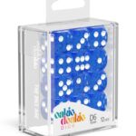 Oakie Doakie Dice D6 Dice 16 mm Speckled - Blue (12)