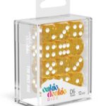 Oakie Doakie Dice D6 Dice 16 mm Speckled - Orange (12)