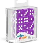Oakie Doakie Dice D6 Dice 16 mm Speckled - Purple (12)