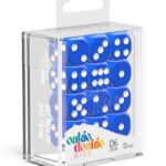 Oakie Doakie Dice D6 Dice 16 mm Solid - Blue (12)