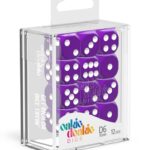 Oakie Doakie Dice D6 Dice 16 mm Solid - Purple (12)