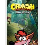 Crash Bandicoot Rubber Keychain Extra Life 6 cm