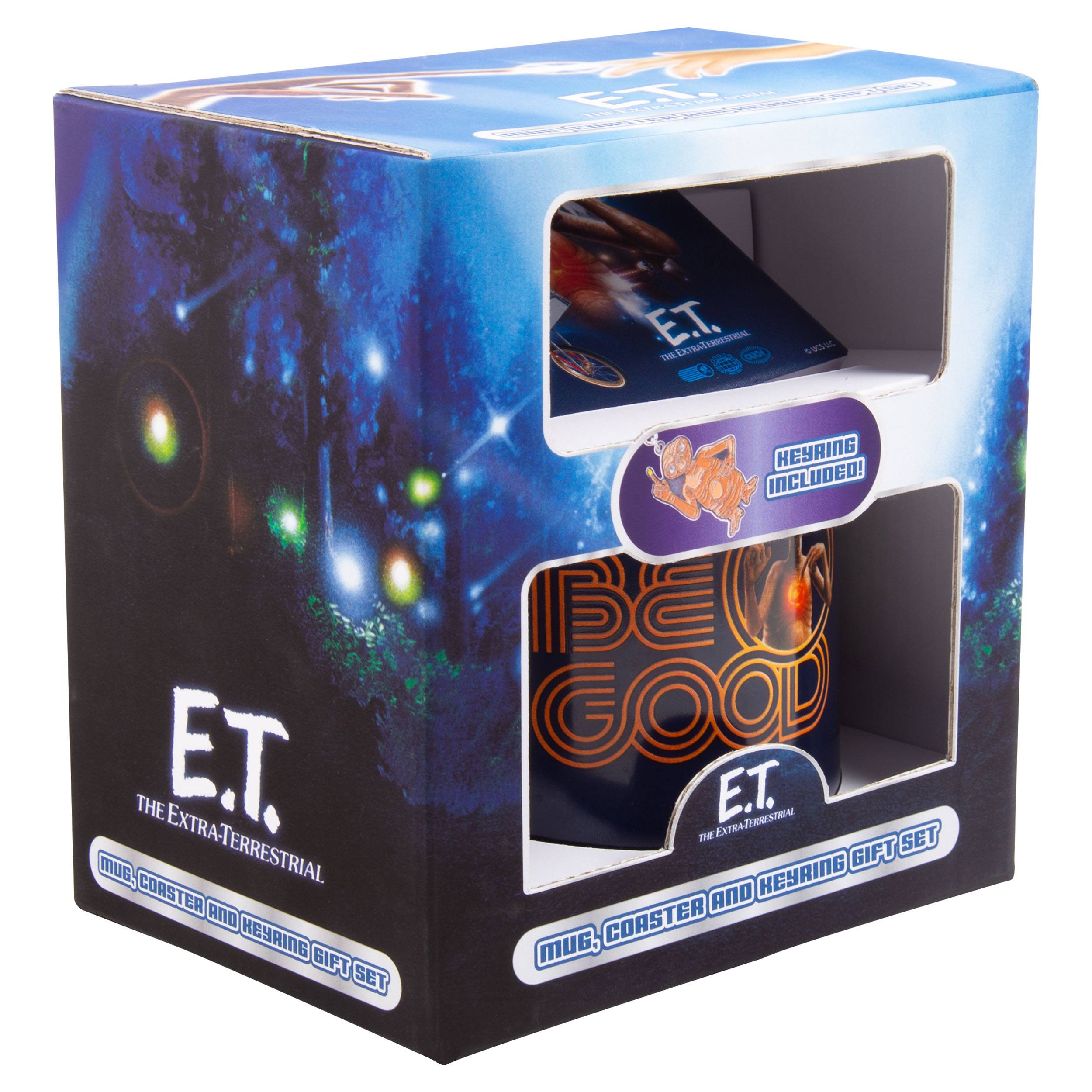 E.T. the Extra-Terrestrial Mug, Coaster and Keychain Set Be Good - Bild 2