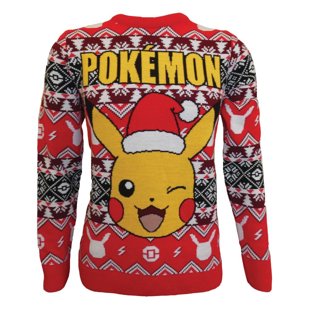 Pokémon Sweatshirt Christmas Jumper Pikachu - Small