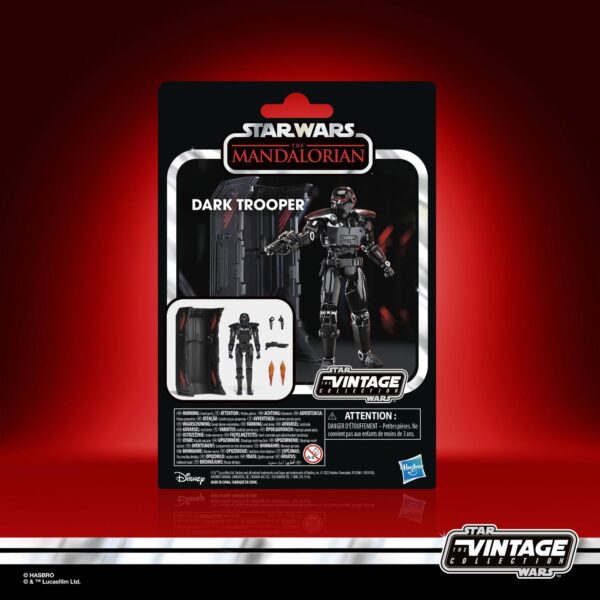Star Wars: The Mandalorian Vintage Collection Action Figure 2022 Dark Trooper 10 cm - Bild 10