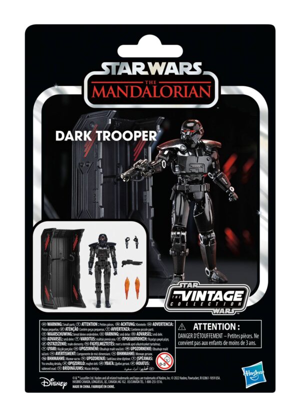 Star Wars: The Mandalorian Vintage Collection Action Figure 2022 Dark Trooper 10 cm - Bild 9