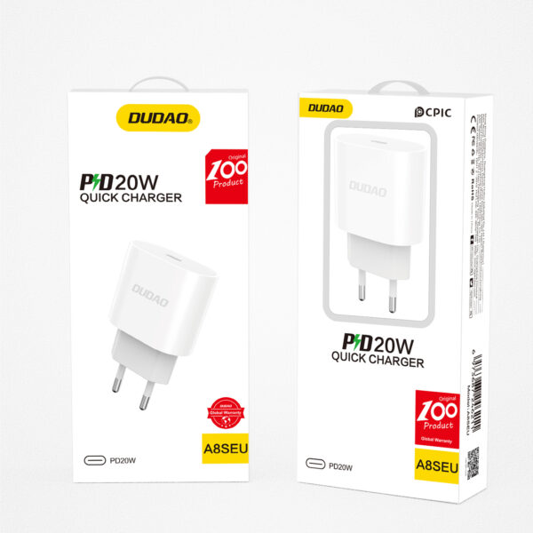 Dudao A8SEU PD 20W Fast Charger