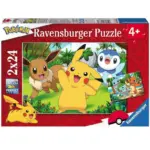 RAVENSBURGER Pokémon Children's Jigsaw Puzzle Pikachu & Friends (2 x 24 pieces)