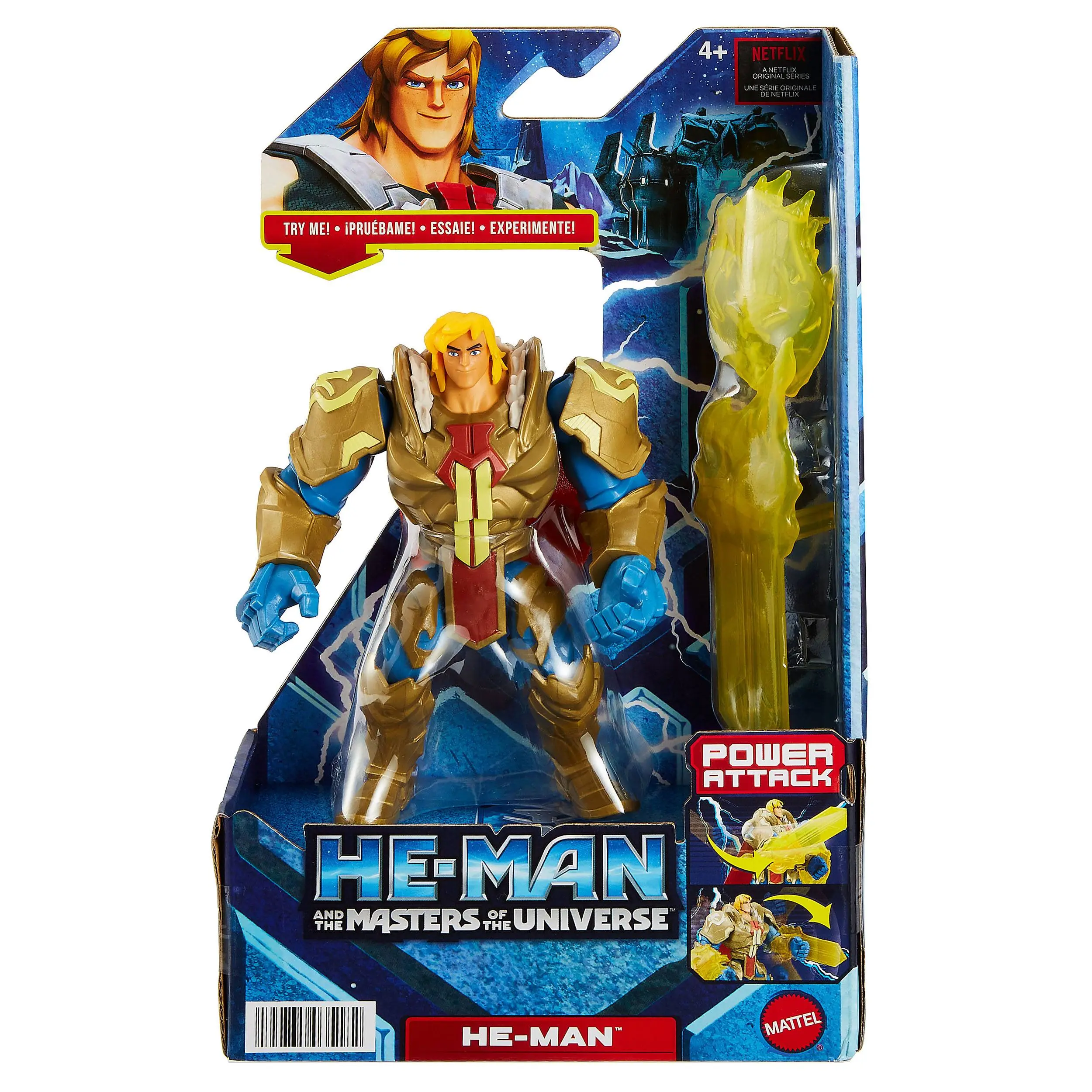 He-Man and the Masters of the Universe Action Figure 2022 Deluxe He-Man 14 cm