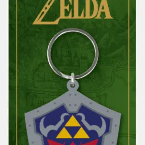 Legend of Zelda Rubber Keychain Hylian Shield 6 cm