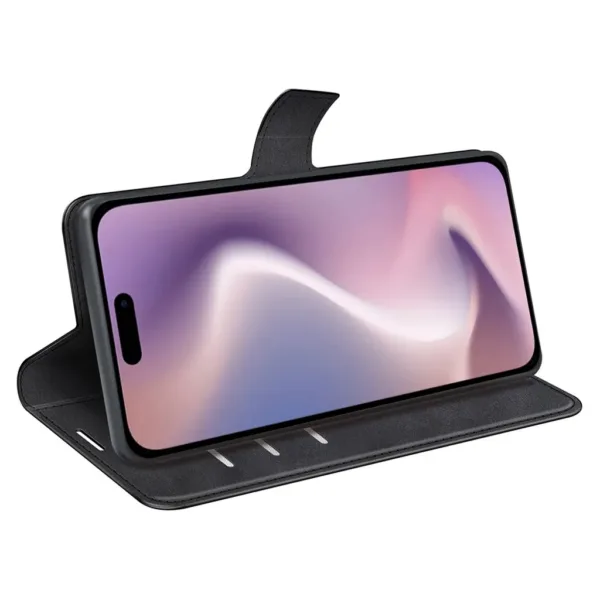 iPhone 16 Cover with card slots - Black - Bild 6
