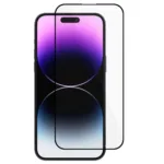iPhone 16 Pro Screen Protector with black frame