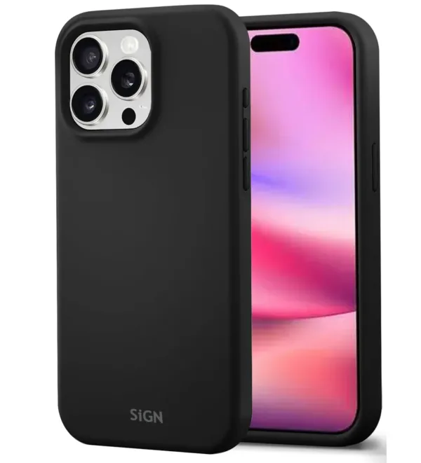 SiGN Liquid Silicone Case for iPhone 16 Pro - Black