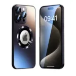 SiGN Magnetic Case iPhone 16 Pro Max with lens protection and logo view - Black