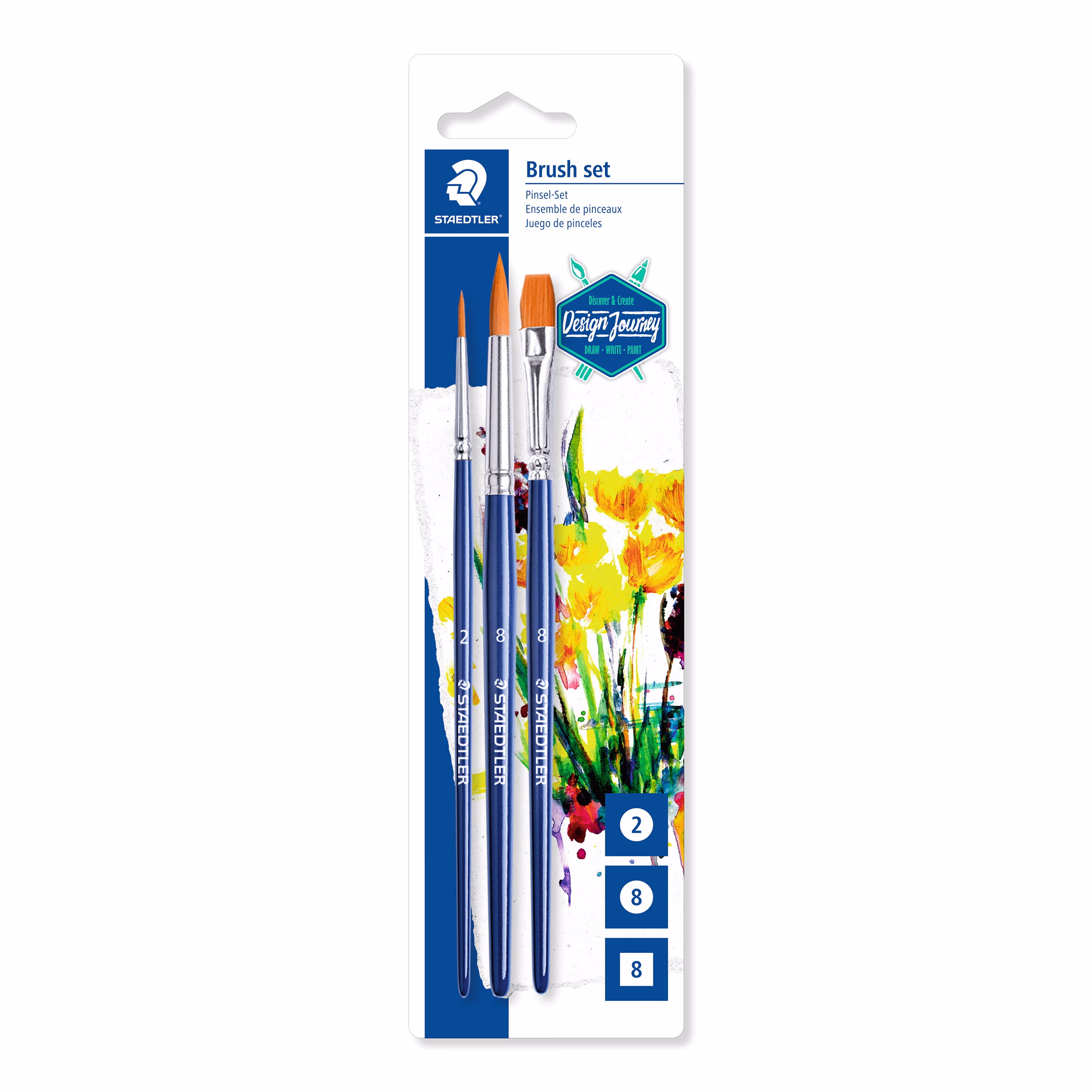Staedtler - Syntetpensel - 3pack