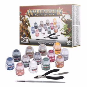 Warhammer Age of Sigmar: Paints + Tools Set