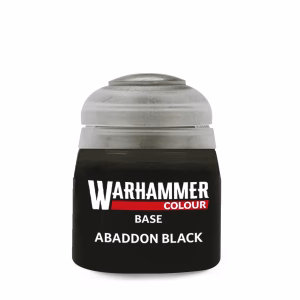 Warhammer Colour: Base - Abaddon Black 12ml